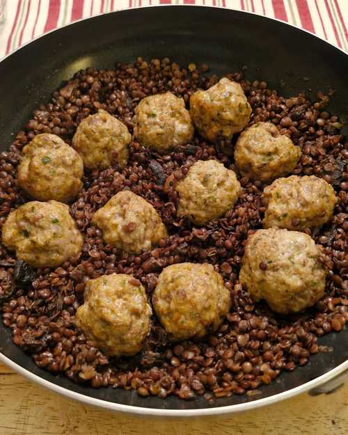 Boulettes de porc au fenouil